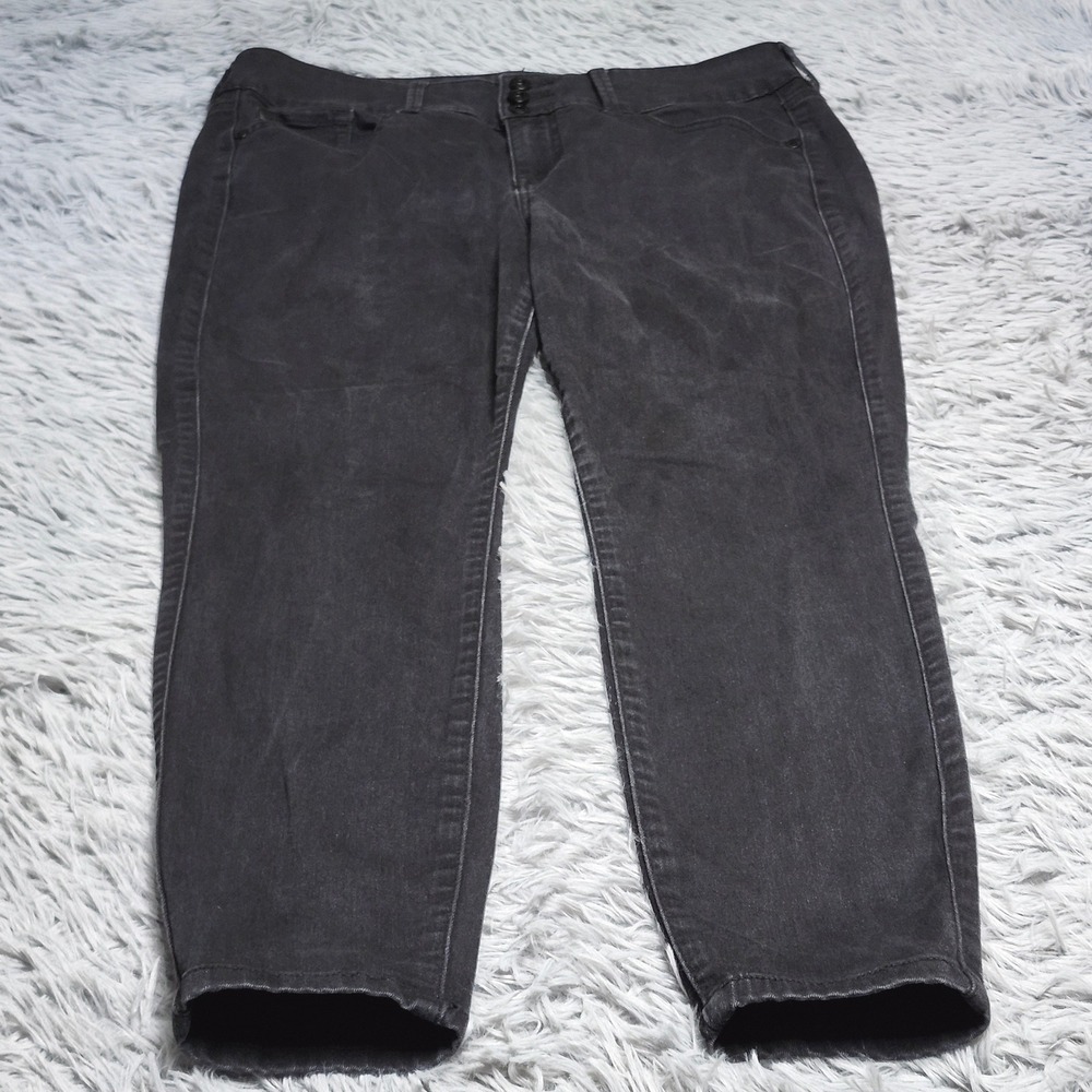 Torrid Jegging Womens Size 16 16S Black Super Soft Denim Stretch Skinny Jeans